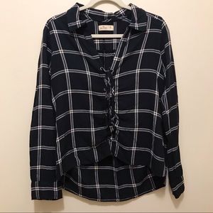 Lightweight Front Tie Flannel